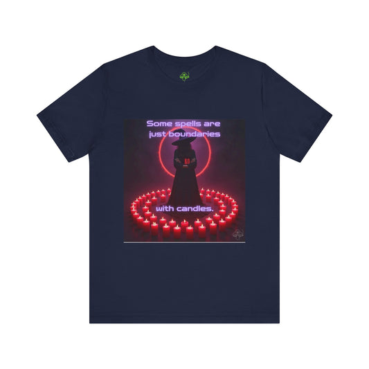 Some Spells Are Just Boundaries With Candles – Witchy Occult T-Shirt