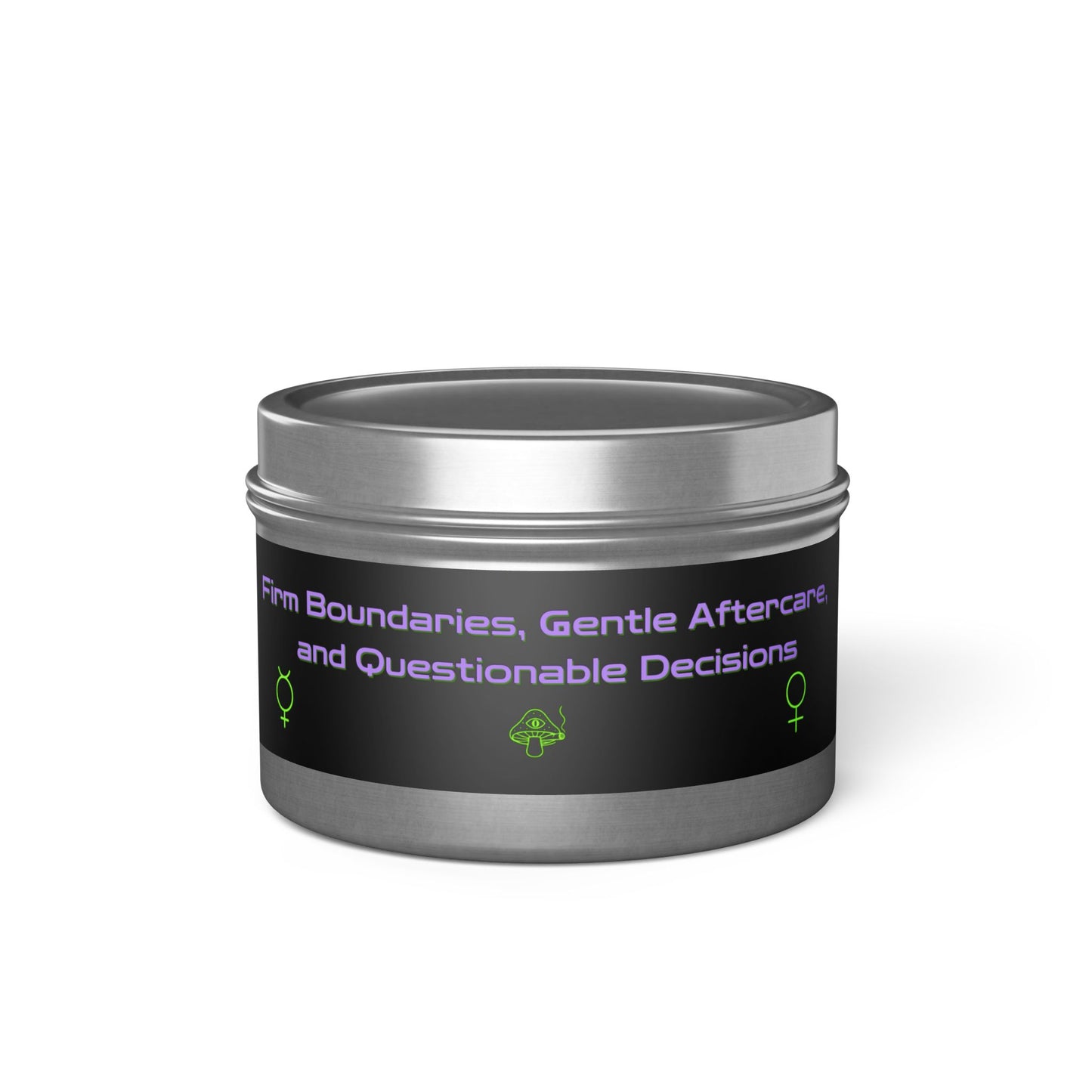 Firm Boundaries, Gentle Aftercare, Questionable Decisions – Meme Candle (4oz/20hr)