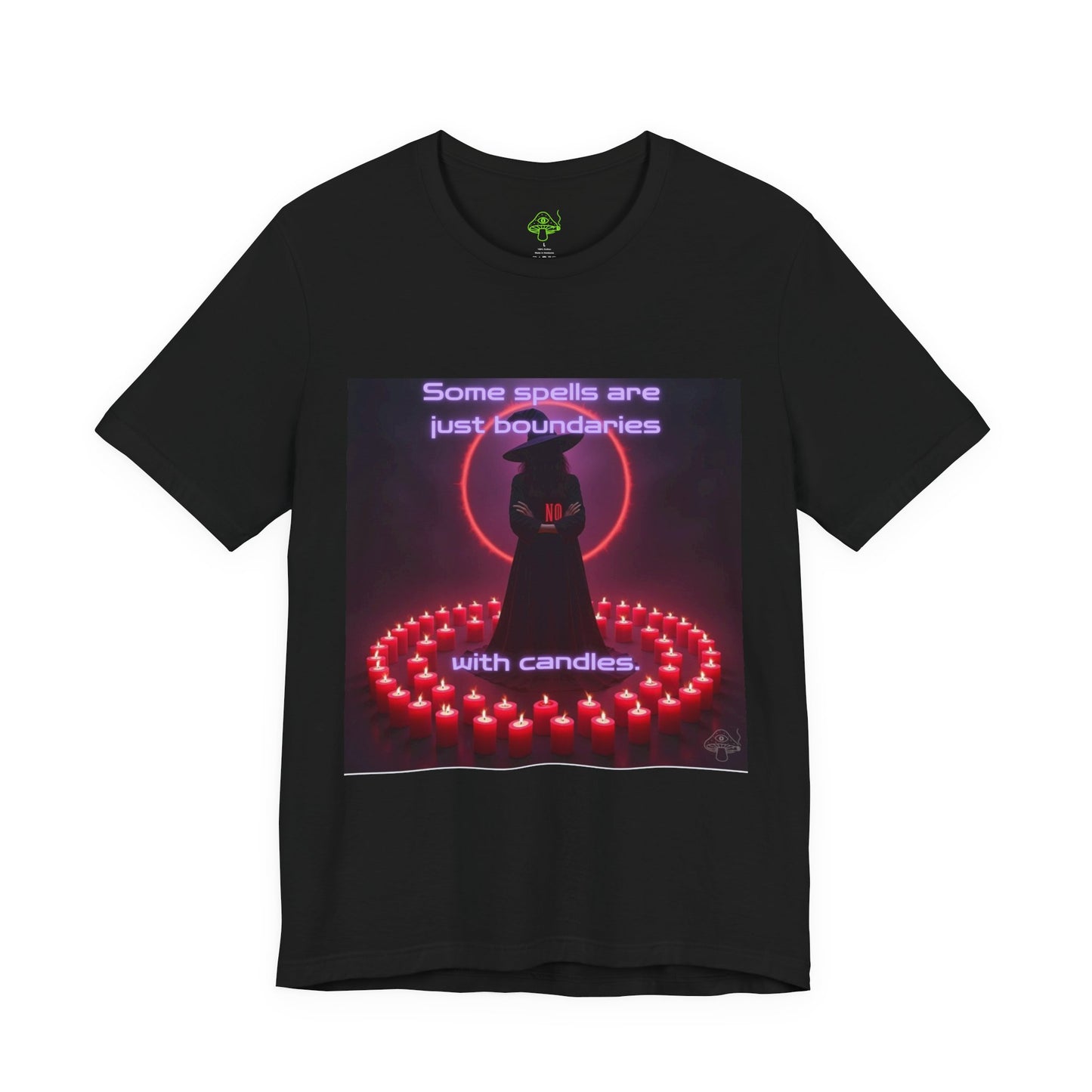 Some Spells Are Just Boundaries With Candles – Witchy Occult T-Shirt