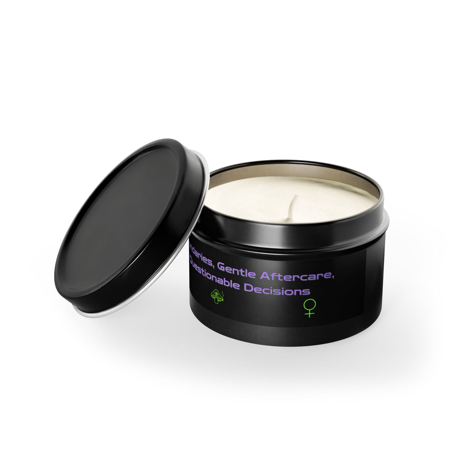 Firm Boundaries, Gentle Aftercare, Questionable Decisions – Meme Candle (4oz/20hr)
