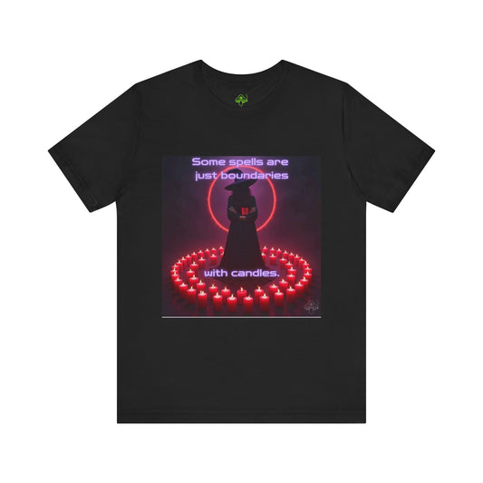 Some Spells Are Just Boundaries With Candles – Witchy Occult T-Shirt