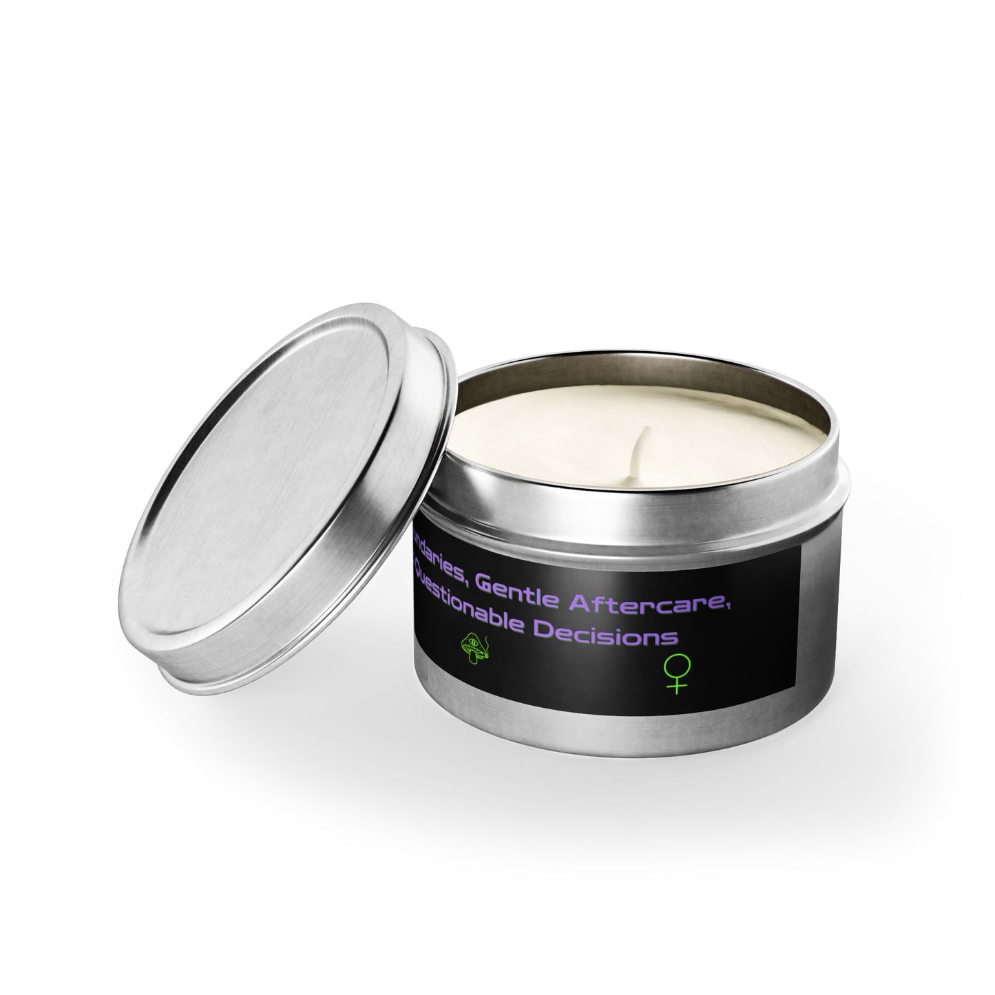 Firm Boundaries, Gentle Aftercare, Questionable Decisions – Meme Candle (4oz/20hr)