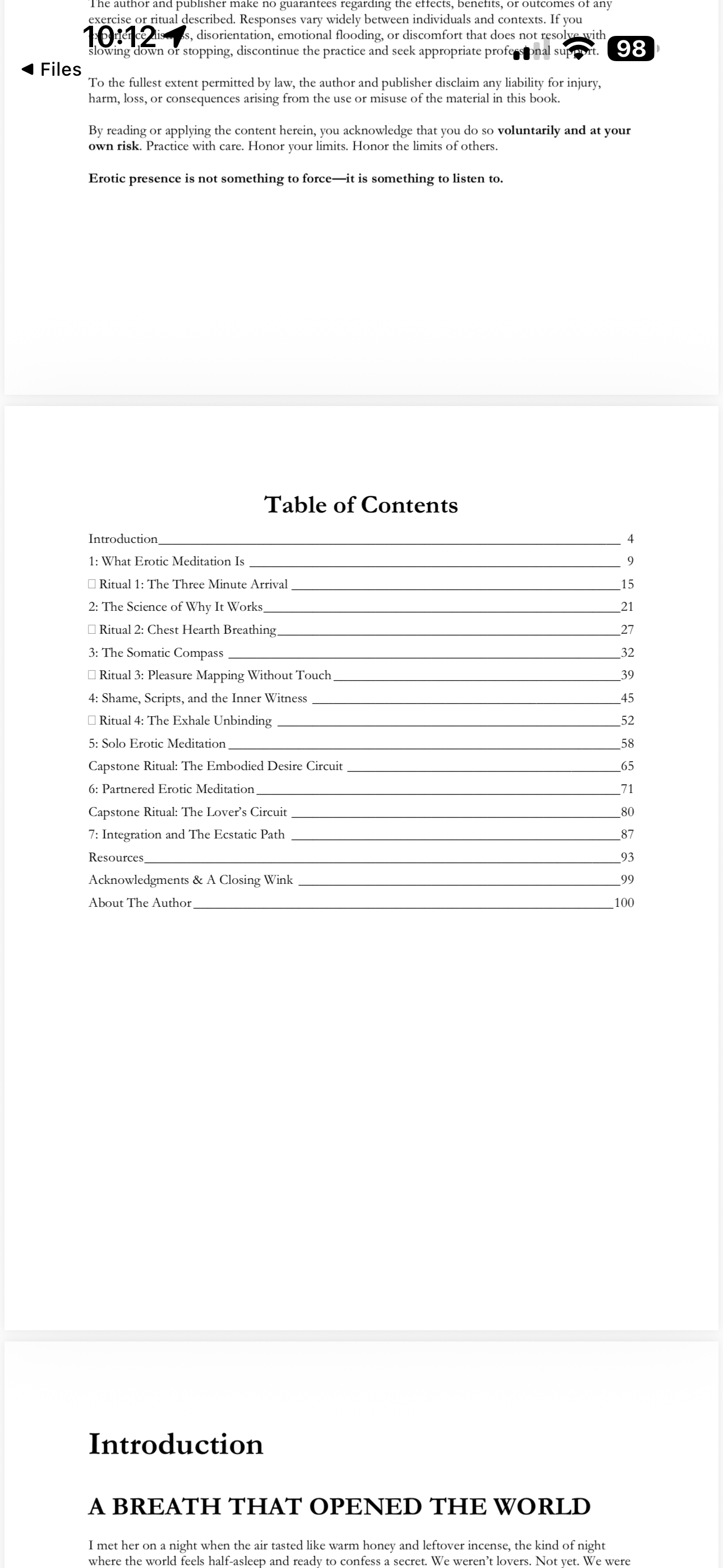 The Ecstatic Breath: Erotic Meditation & Embodied Desire