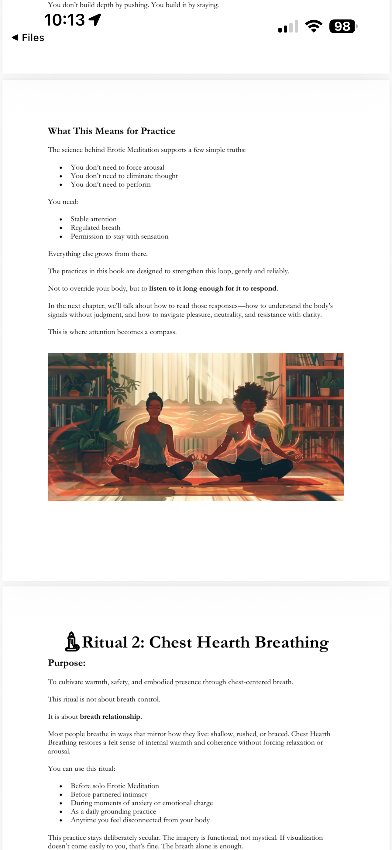 The Ecstatic Breath: Erotic Meditation & Embodied Desire