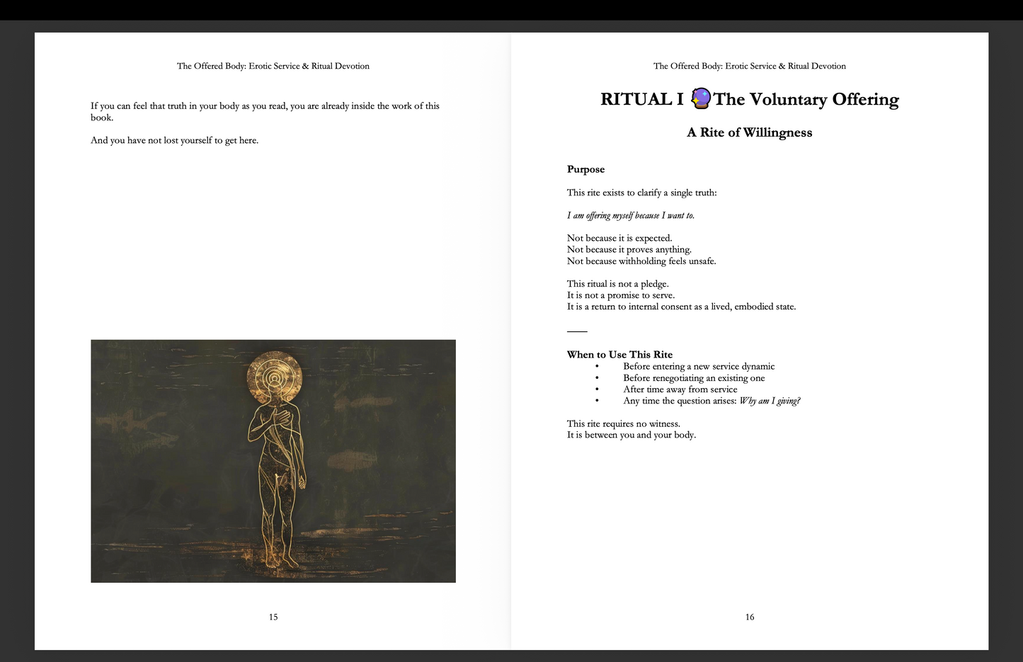 The Offered Body: Erotic Service & Ritual Devotion